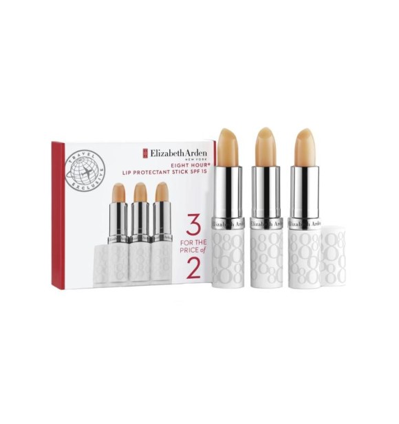 ELIZABETH ARDEN Arden 8-Hour A0130898 SET 1 PC Trio cont.: 3x Eight Hour Lip Protectant Stick SPF 15 3,
7g (Ref.81813)