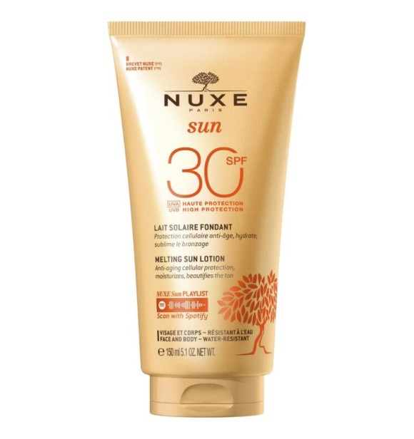 NUXE Nuxe Sun VN034301 SUNCR 150 ML Delicious Lotion for Face and Body HiRef.Protection SPF 30