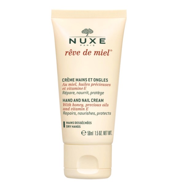 Nuxe Rêve De Miel Hand and Nail Cream with Honey, Precious Oils and Vitamin E 50 ml