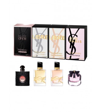 Yves Saint Laurent Coffret cont. : Black Opium Eau de Parfum 7,5 ml + Libre Eau de Parfum 7,5 ml + Libre Eau de Toilette 7,5 ml + Mon Paris Eau de Parfum 7 1PC