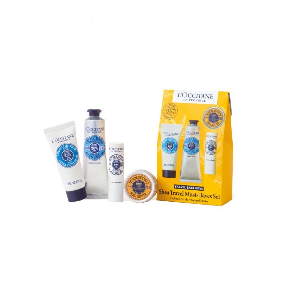 L.OCCITANE EN PROVENCE L.Occi Shea 01KTHUGS22 SET 1 PC Travel Must-Haves Set cont.: Hand Cream 30 ml (Ref.1489489) + Foot Cream 30 ml (Ref.1404694) + Lipbalm Stick 4,
5 g (Ref.1060970)