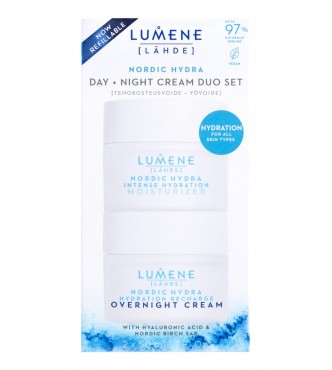 LUMENE Lumene Nordic 85860 SET 1 PC Set cont.: Intense Hydration Moisturizer 50 ml (Ref.1535222) + Hydration Recharge Overnight Cream 50 ml