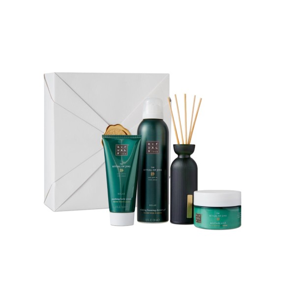 Set cont.: Foaming Shower Gel 200 ml + Body Cream 100 ml + Body Scrub 125 g + Parfum D.Interieur 250 ml