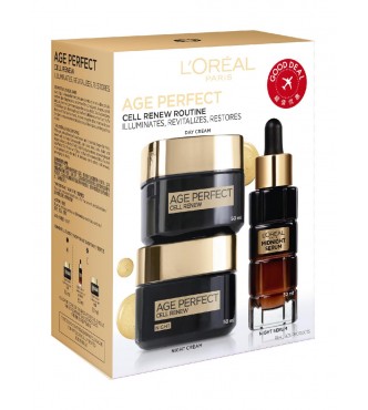 L.ORÉAL PARIS L.Oréa Age Perf TM754400 SET 1 PC Set cont.: Day Cream 50 ml (Ref.1518169) + Midnight Cream 50 ml (Ref.1564652) + Serum 30 ml (Ref.1510207)