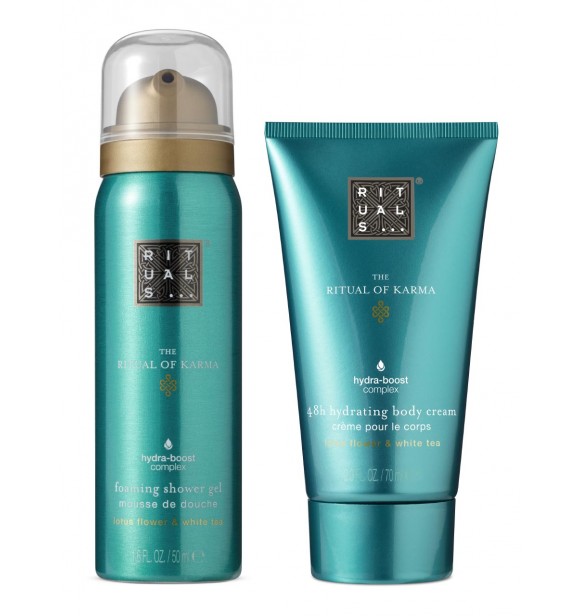 RITUALS Ritual Karma 1117015 SET 1 PC Set cont.: 48h Hydrating Body Cream 70 ml + Foaming Shower Gel 50 ml