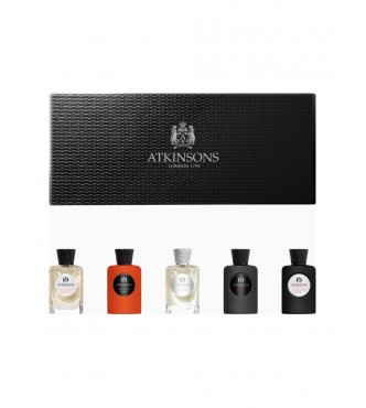 ATKINSONS Coffret cont.: 24 Old Bond Street EDC 5 ml + 44 Gerrad Street EDC 5 ml + Mint and Tonic EDP 5 ml + James EDP 5 ml + 41 Burlington Arcade EDP 5 ml