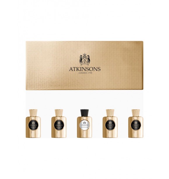  The Oud Essentials Coffret cont.: Oud Save the Queen EDP 5 ml + Oud Save the King EDP5 ml + The Other Side of Oud EDP 5 ml + Her Majesty the Oud EDP 5 ml + His Majesty the Oud EDP 5 ml