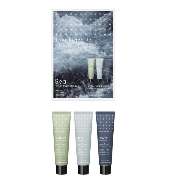 SKANDINAVISK Skandi Mixed 22011 SET 1 PC Sea Set cont.: FJORD Hand Cream 30 ml (Ref.1622134) + ØY Hand Cream 30 ml (Ref.1622135) + HAV Hand Cream (Ref.1622137) 30 ml