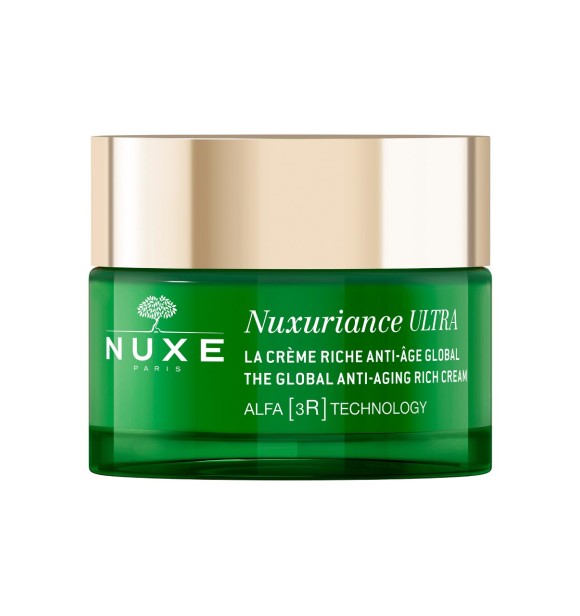 GLOBAL ANTI-AGING MORE EFFECTIVE THAN RETINOL (1) This global anti-aging rich cream visibly corrects the main signs of aging. The ALFA [3R] TECHNOLOGY* helps to [R]evitalise,
 [R]enew and [R]esurface the skin. Skin is instantly nourished and more comfort