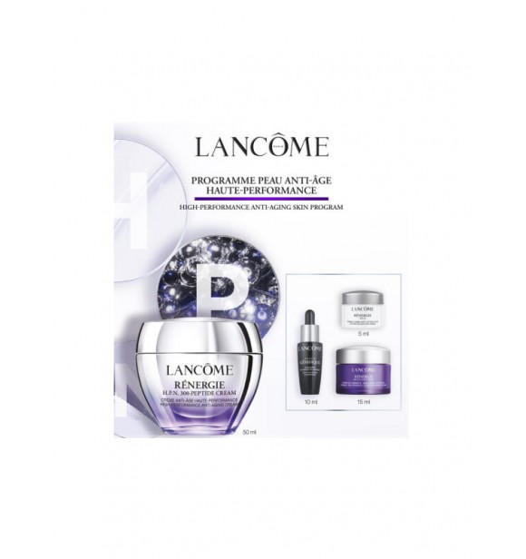 Lancôme Mixed Lines Set cont.: Rénergie Multi-Lift Ultra Day and Night Cream 50 ml (Ref,1563937) + Rénergie Multi-Lift Ultra Eye Cream 5 ml + Rénergie Multi-Lift Night Cream 15 ml + Génifique Youth Activating Serum 10 ml 1PC