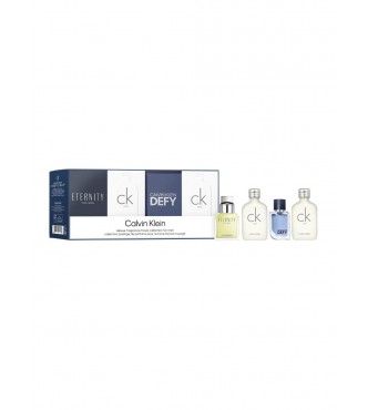 CALVIN KLEIN CK 99350194218 COFF 1 PC Coffret cont.: Eternity for Men Eau de Toilette 10 ml + Defy Eau de Toilette 10 ml + CK One 10 ml