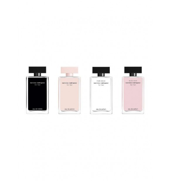 NARCISO RODRIGUEZ N Rodr For He 82000769101 COFF 1 PC Coffret cont.: Eau de Toilette 7,
5 ml + Eau de Parfum 7,5 ml + Pure Musc Eau de Parfum 7,5 ml + Musc Noir Eau de Parfum 7,5 ml