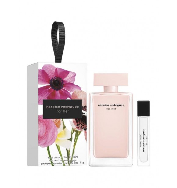 NARCISO RODRIGUEZ N Rodr For Her 82000771101 SET 1 PC Spring Set cont.: Eau de Parfum 100 ml (Ref.830930) + Eau de Parfum 10 ml