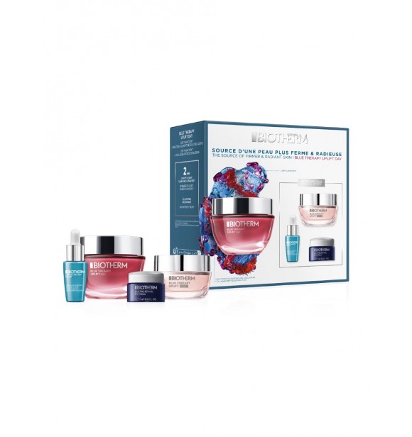 BIOTHERM Bioth Blue Thera LE937300 SET 1 PC Set cont.: Red Algae Cream 50 ml + Elixir 7 ml + Pro Retinol Eye Cream 5 ml