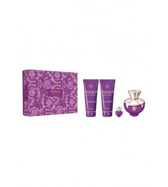 Versace Dylan Purple Set cont.: Eau de Parfum 100 ml (Ref,1535316) + Bath and Shower Gel 100 ml (for free) + Body Lotion 100 ml + Eau de Parfum 5 ml 1PC