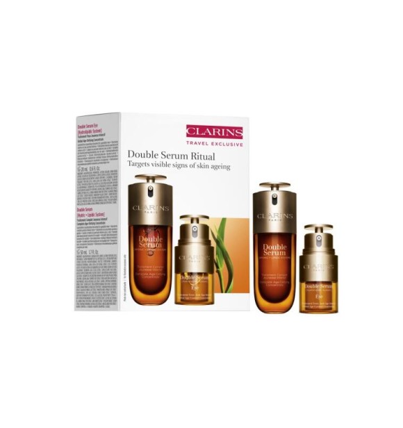 CLARINS Clarins Travel 80103902 SET 1 PC Set cont.: Double Serum 50 ml + Double Serum Eye 20 ml