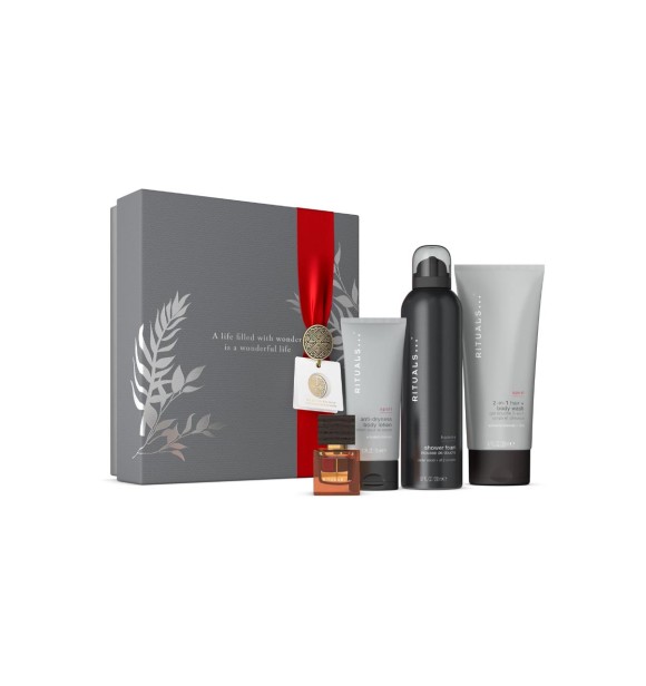 RITUALS Ritual Homme 1118450 SET 1 PC Set cont.: L.Essentiel Eau de Parfum 15 ml + Sport Anti-Dryness Body Lotion 70 ml + Sport 2-in-1 Shampoo and Body Wash 200 ml + Shower Foam 200 ml