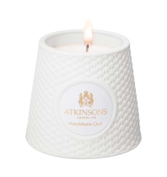 Atkinsons Lights Of London Marylebone Oud Scented Candle 250 g