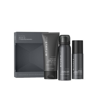RITUALS Ritual Homme 1118524 SET 1 PC Set cont.: Shower Foam 50 ml + 24h Anti-Perspirant Spray 50 ml + Charcoal Face Scrub 70 ml