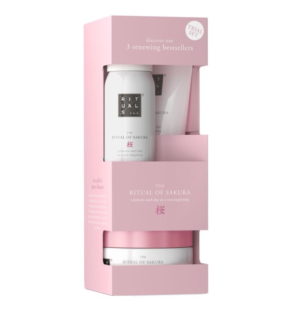 RITUALS Ritual Sakura 1118528 SET 1 PC Set cont.: Body Scrub 125 g + Foaming Shower Gel 50 ml + Body Cream 70 ml