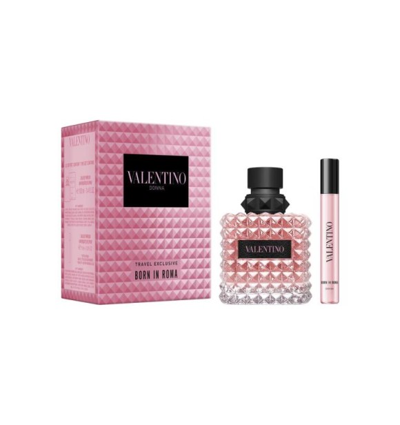VALENTINO Valent Born in Ro TM764100 SET 1 PC Donna Set cont.: Eau de Parfum 100 ml (Ref.1387773) + Eau de Parfum 10 ml