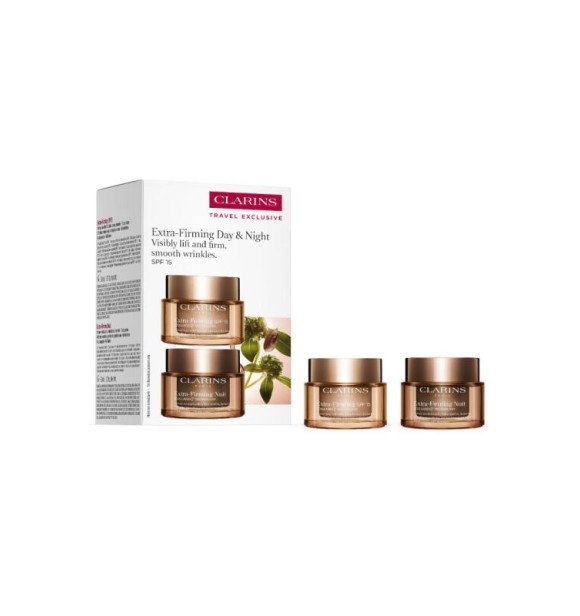 CLARINS Clarins Extra 80111610 SET 1 PC Set cont.: Day Cream SPF 15 Refillable 50 ml (Ref.) + Night Cream Refillable 50 ml (Ref.1677360)