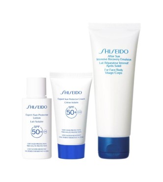 SHISEIDO Shisei Suncare 70305007101 SET 1 PC Set cont.: Face Cream SPF 50+ 30 ml + Body Lotion SPF 50+ 30 ml + After Sun Recovery Emulsion 75 ml