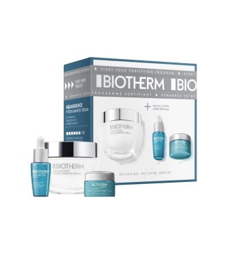 BIOTHERM Bioth Mixed Lines LF671300 SET 1 PC Set cont.: Life Plankton Eye Cream 5 ml + Aquasource Hydra Barrier Cream 50 ml + Life Plankton Elixier Serum 7 ml