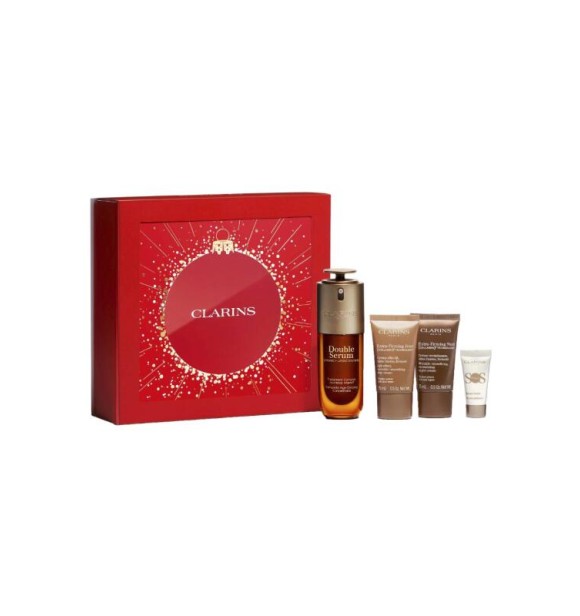 CLARINS Clarins Mixed 80121936 SET 1 PC Set cont.: Essential Care Double Serum 50 ml (Ref.1624881) + Extra Firming Day Cream 15 ml + Extra Firming Night Cream 15 ml + SOS Primer White 5 ml