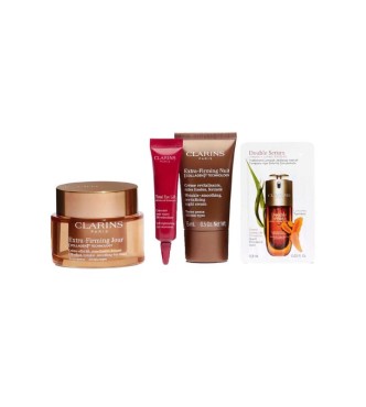CLARINS Clarins Mixed 80121934 SET 1 PC Set cont.: Extra Firming Day Cream Refillable 50 ml (Ref.1677464) + Total Eye Lift Eye Cream 7 ml + Extra Firming Night Cream 15 ml + Essential Care Double Serum 0,
9 ml