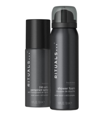 RITUALS Ritual Homme 1119000 SET 1 PC Set cont.: Foaming Shower Gel 50 ml + Anti-Perspirant Spray 50 ml