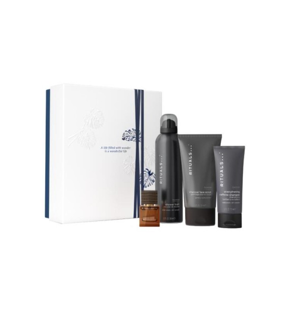 RITUALS Ritual Homme 1120176 SET 1 PC Set cont.: Foaming Shower Gel 200 ml + Body Lotion 70 ml + Eau de Parfum 15 ml + 2-in-1 Shower Gel 200 ml