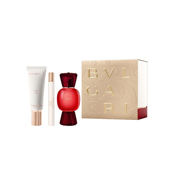 Bvlgari Allegra Baciami immerses you in the romance of Italy through an addictive Eau de Parfum crafted by Master Perfumer Jacques Cavallier. At the heart of Baciami is gardenia,
 whose scent cannot be captured by traditional perfume distillation. Creamy
