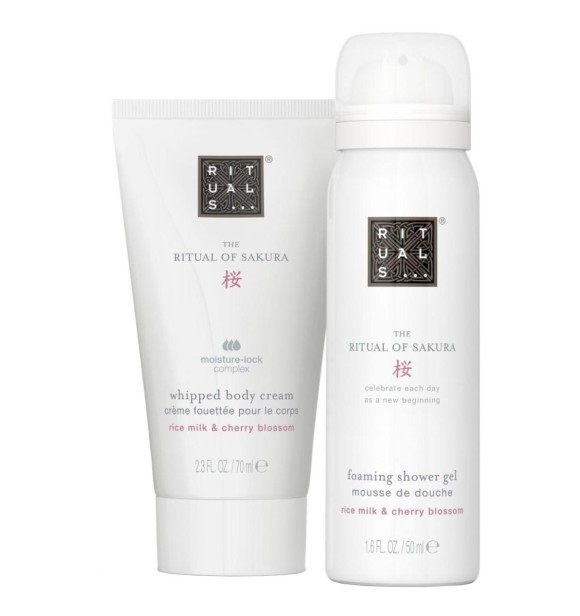 RITUALS Ritual Sakura 1121098 SET 1 PC Set cont.: Foaming Shower Gel 50 ml + Body Cream 70 ml