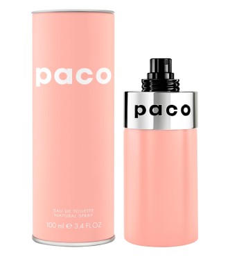 “Paco Rosé. Bold in a bottle. A fresh and addictive dose of playfulness. A fragrance for women who live in the moment: spontaneous, daring and carefree. Juicy citrus and blackcurrant boost a luminous rose,
 melting into addictive musky notes. A clean& fl