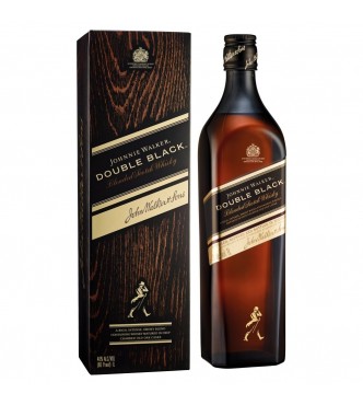 JOHNNIE WALKER DOUBLE BLACK 40º  0,7 Lit Tipo tapon: Rosca Volumen: 0.70 L. Azucar: 0.00 gr. Botellas Caja:6 Grados: 40,00º Giftbox: -1 Tipo de Giftbox: ESTUCHE 