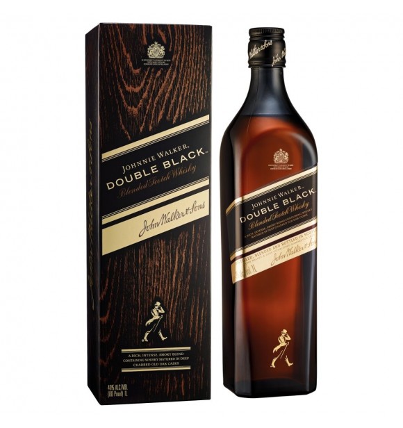 JOHNNIE WALKER DOUBLE BLACK 40º  0,7 Lit Tipo tapon: Rosca Volumen: 0.70 L. Azucar: 0.00 gr. Botellas Caja:6 Grados: 40,00º Giftbox: -1 Tipo de Giftbox: ESTUCHE 