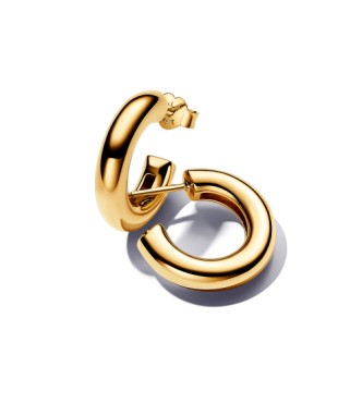 263266C00 14k Gold-plated hoop earrings