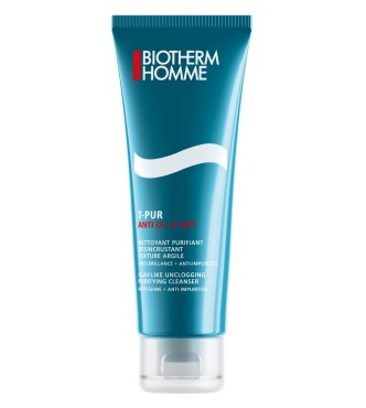 BIOTHERM Bioth Ho T-Pur L3471100 CL 125 ML Clay-Like Unclogging Purifying Cleanser