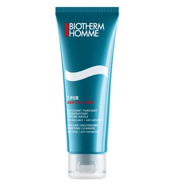 BIOTHERM Bioth Ho T-Pur L3471100 CL 125 ML Clay-Like Unclogging Purifying Cleanser