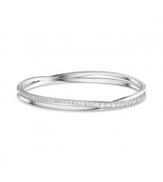 SWAROVSKI TWIST:BANGLE ROWS CZWH/RHS S