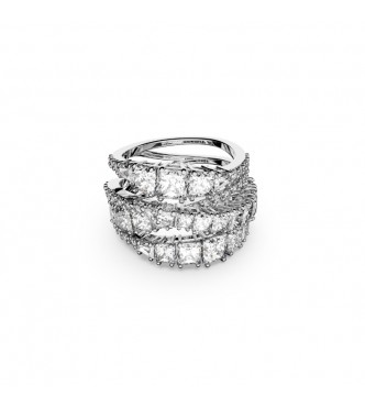 SWAROVSKI TWIST:RING WRAP CZWH/RHS FULL PAVE 58