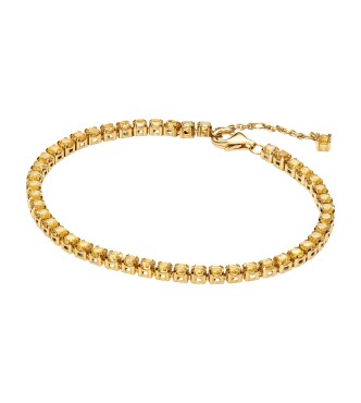 PANDORA 561469C03 14k gold-plated bracelet with vibrant yellow crystal