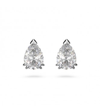 SWAROVSKI MILLENIA:PE STUD PEAR WHITE/RHS