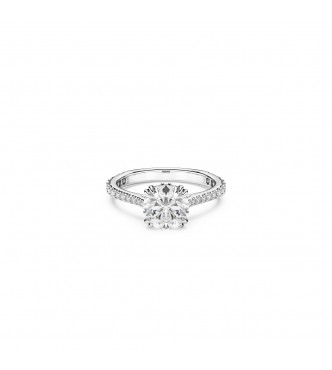 SWAROVSKI CONSTELLA:RING RND M WHITE/RHS 60