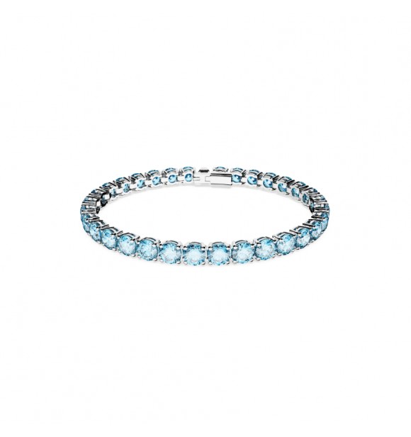 SWAROVSKI MATRIX:BRACELET M AQUA/RHS S