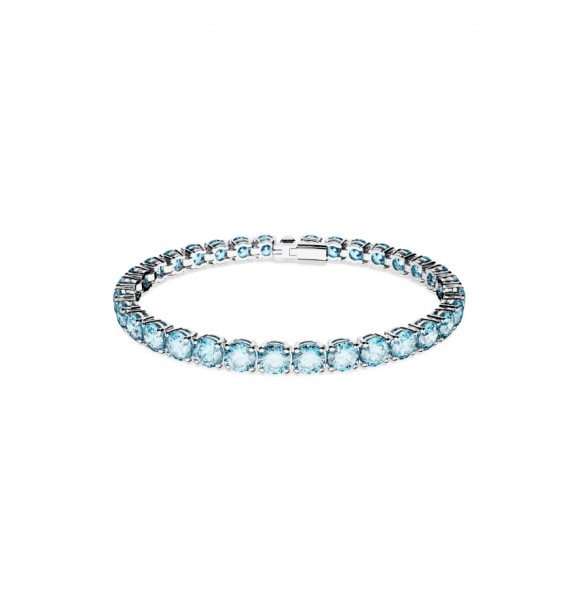 SWAROVSKI MATRIX:BRACELET M AQUA/RHS M
