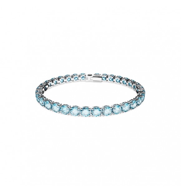 SWAROVSKI MATRIX:BRACELET M AQUA/RHS L