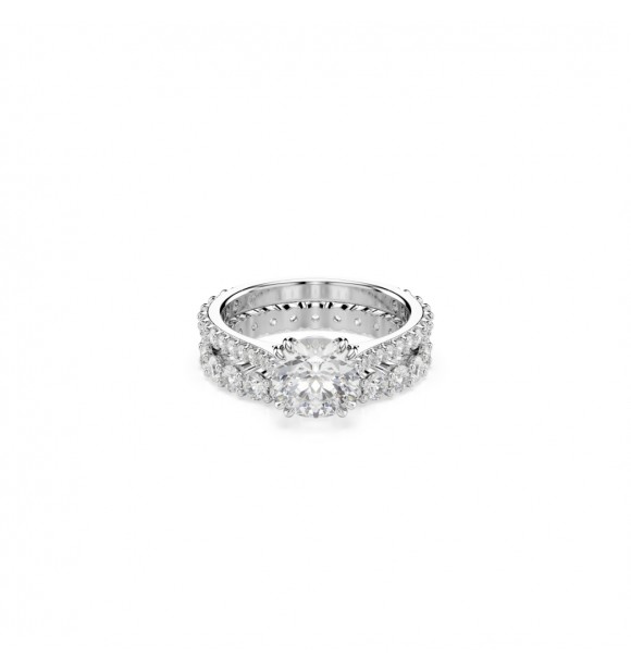 SWAROVSKI CONSTELLA:SET RINGS WHI/RHS 52