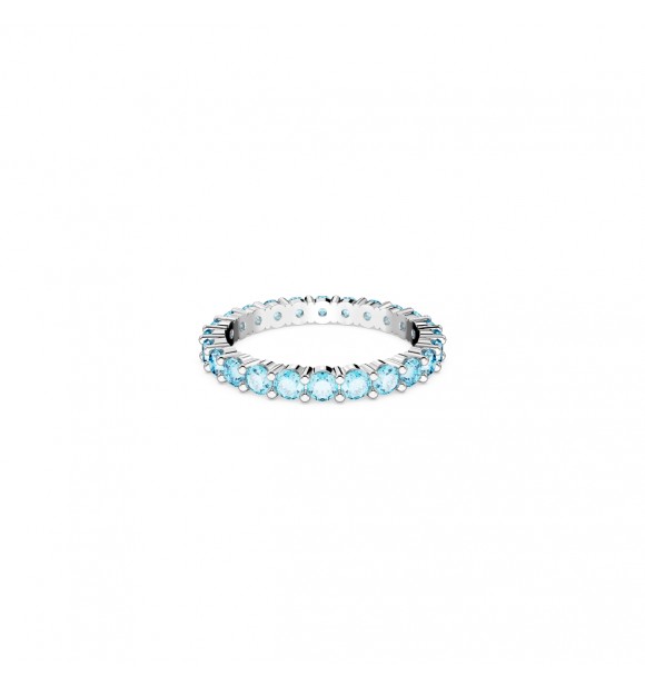 SWAROVSKI MATRIX:RING AQUA BLU/RHS 58